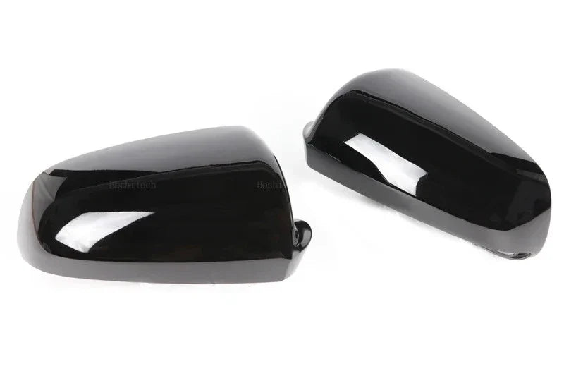 Gloss Black Wing Mirror Caps for Audi A4 B7 (2005–2008)
