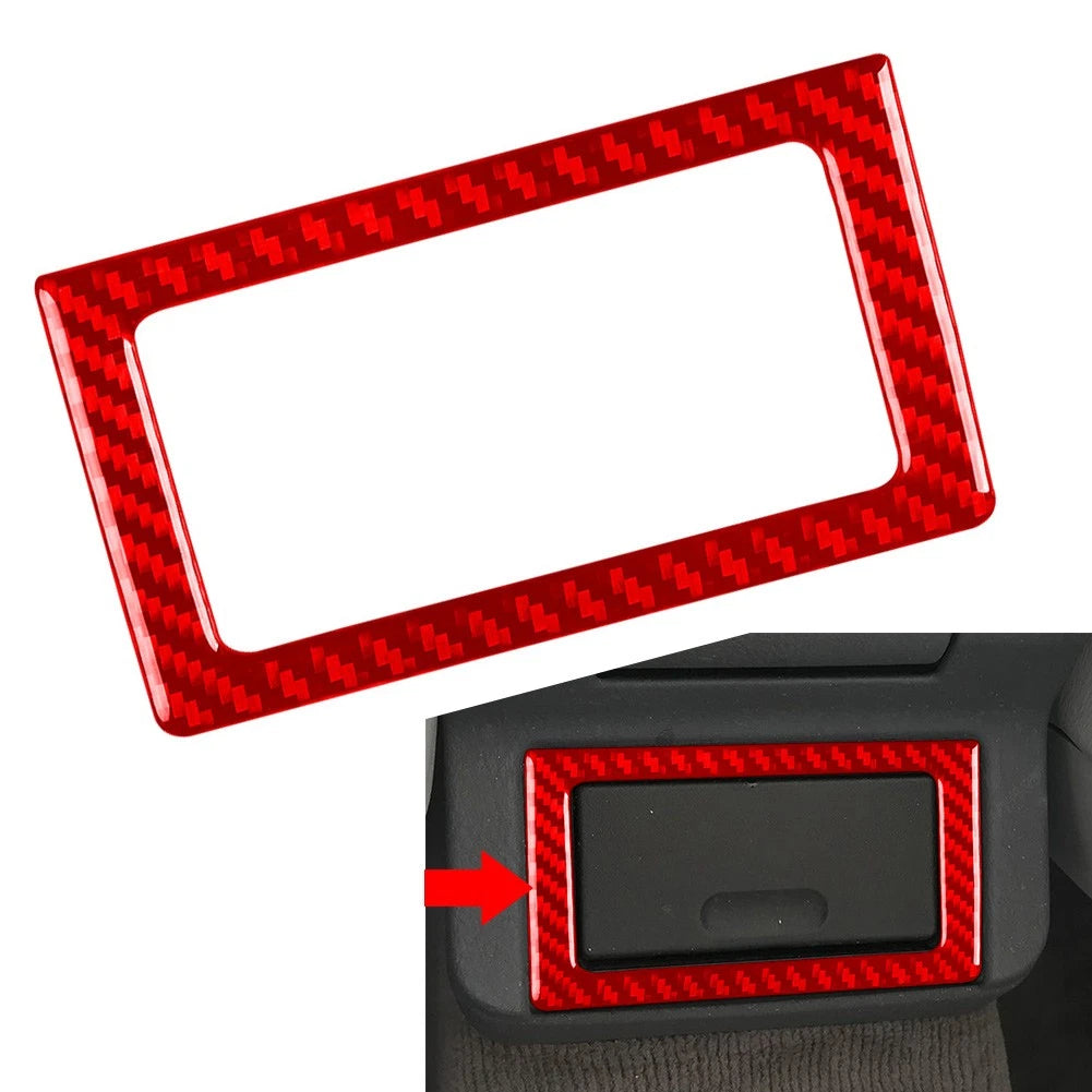 Carbon Fiber Rear Storage Box Frame Cover Trim for BMW 3 Series E36 (1994–1996)