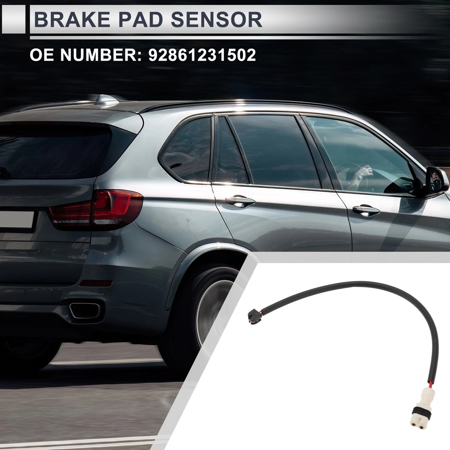 1pc Brake Pad Wear Sensor for Porsche 928 (1983–1989) No. 92861231502