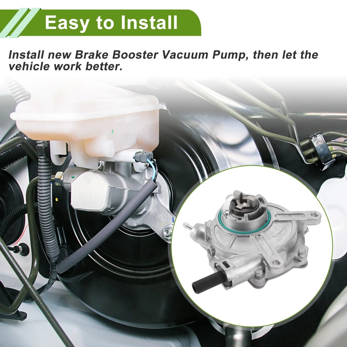 Brake Vacuum Pump for Mercedes-Benz C230 2006-2007 V6 2.5L 1 x Unit