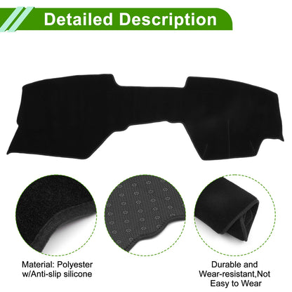 Dashboard Dash Cover Mat for Mazda3 BP (2019–2024) - Black, Set of 1