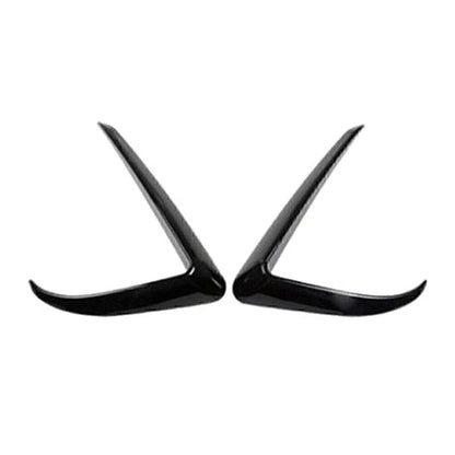 Front Fog Light Eyebrow Cover Trim for Tesla Model 3 (2017-2022) Black