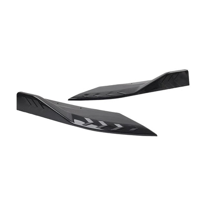 Blk Universal Rear Bumper Strip Lip Spoiler Diffuser Protector for Car