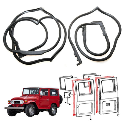 Weatherstrip Set for Toyota Land Cruiser BJ40 FJ40 (1969–1980)