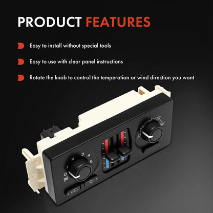 Manual A/C & Heater Control Module for Chevrolet Silverado 1500 (2007–2013)
