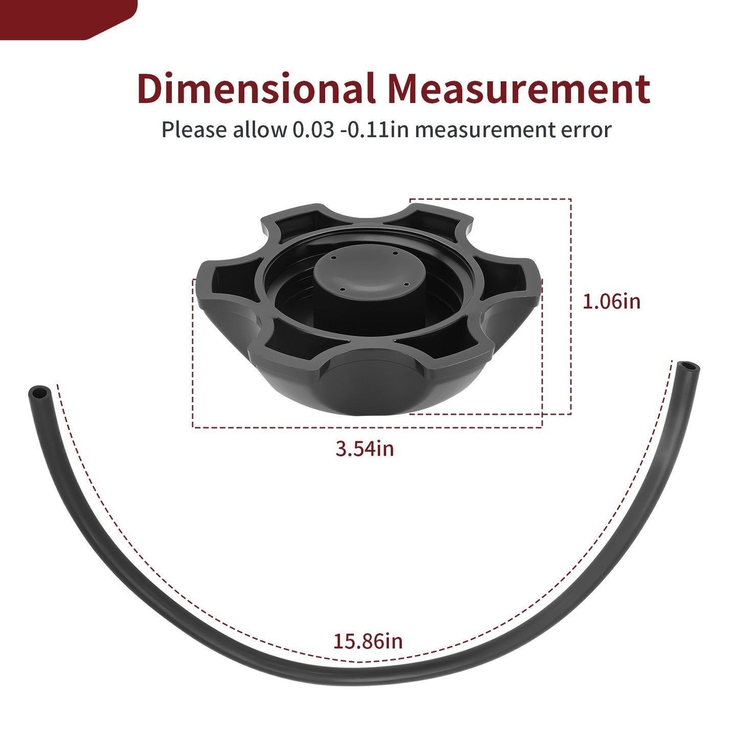Fuel Tank Gas Cap for Honda CRF50F CRF70F CRF80F (2004–2024)