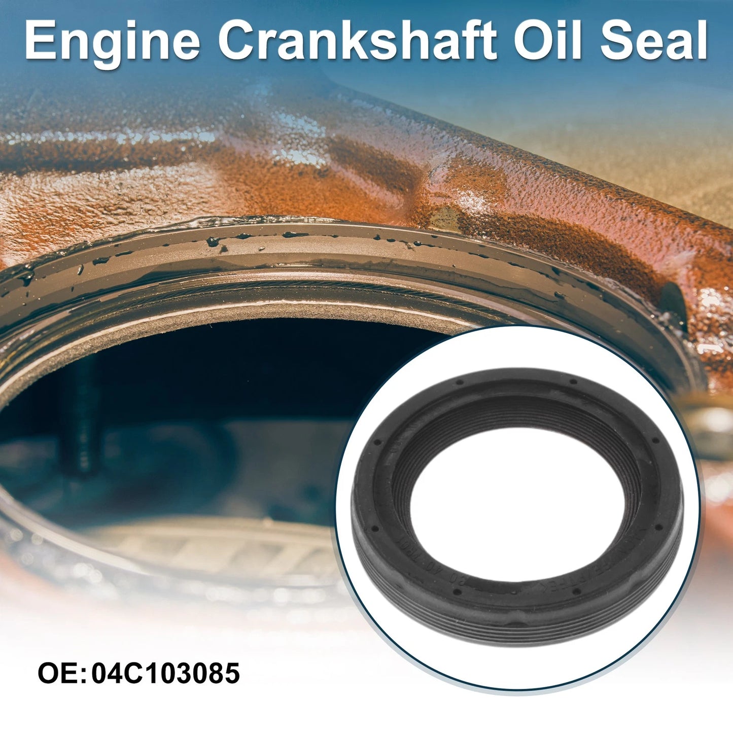 Front Crankshaft Oil Seal for Audi A5 (2016–2020) No. 04C103085