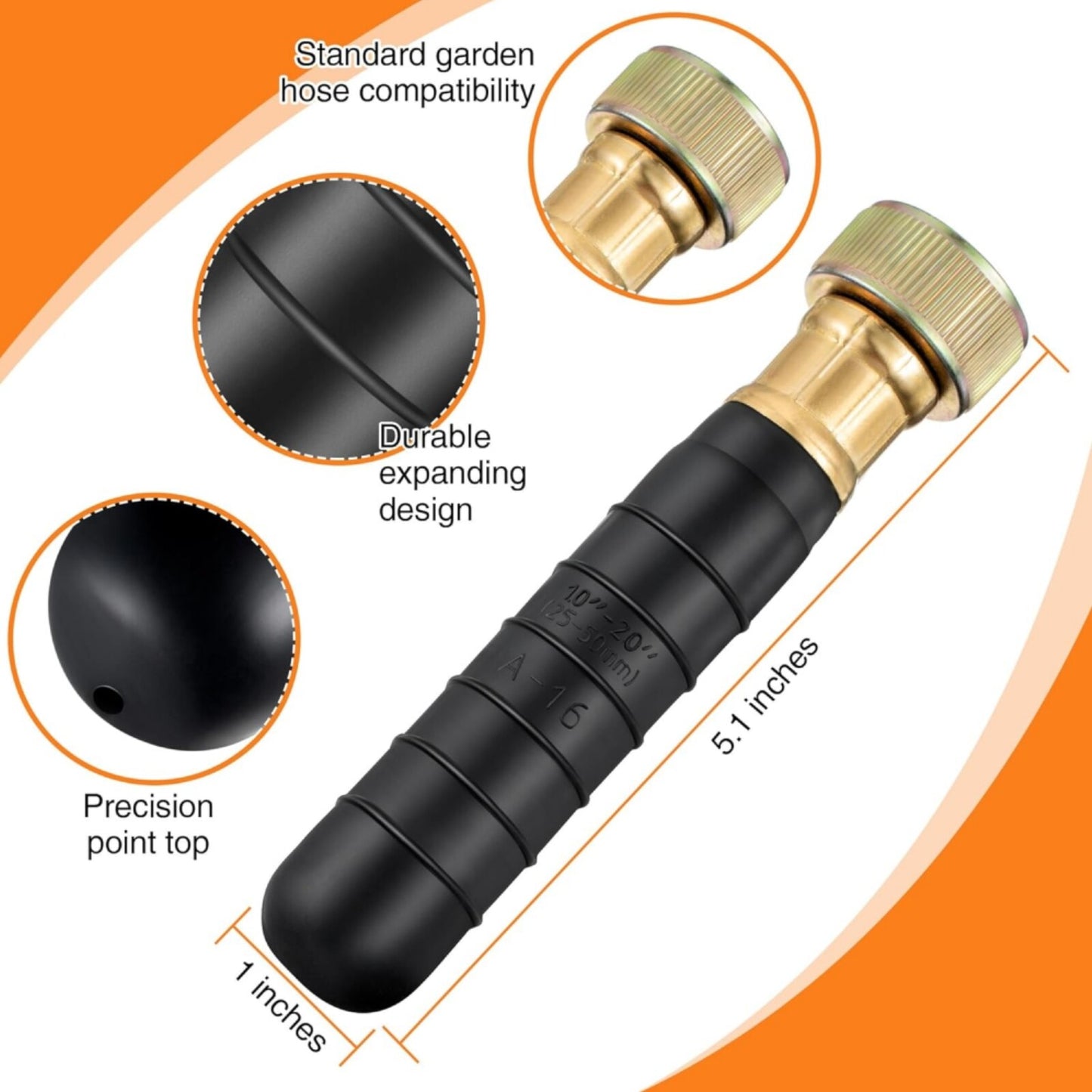 Drain Cleaning Bladder for 1" to 2" Drain Pipe