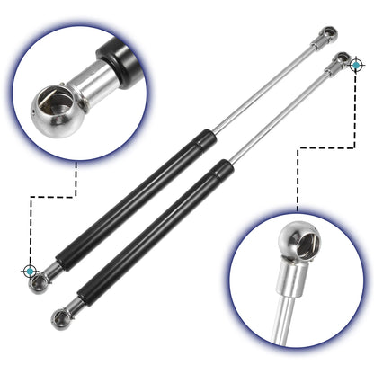 2X Front Hood Gas Lift Supports Struts for Honda Fit (2014–2019)