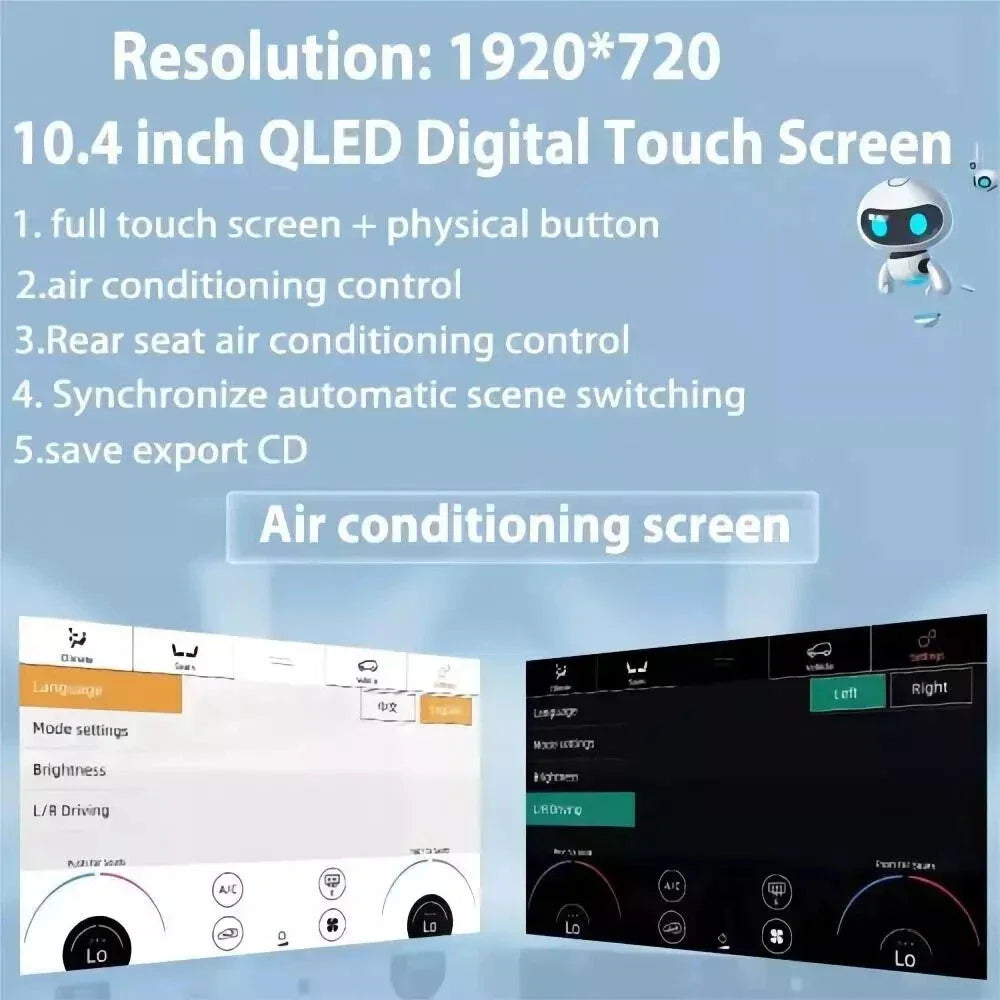 AC Control Touch Screen for Range Rover Vogue L322 V8 (2003-2010)