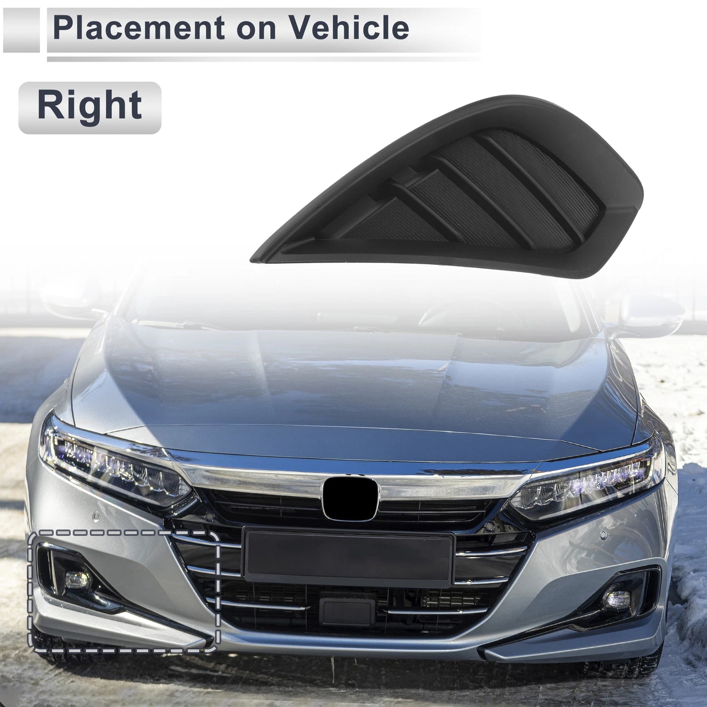 1 Pc Fog Light Grill for Toyota Highlander (No.OE: 520300E140)