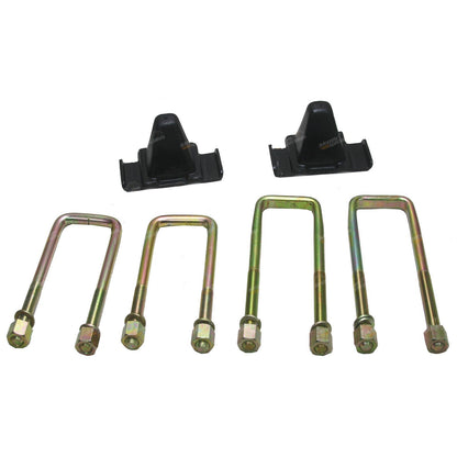 Front Leaf Spring Bump Stops + U-Bolts for Toyota Hilux (1983–1997)