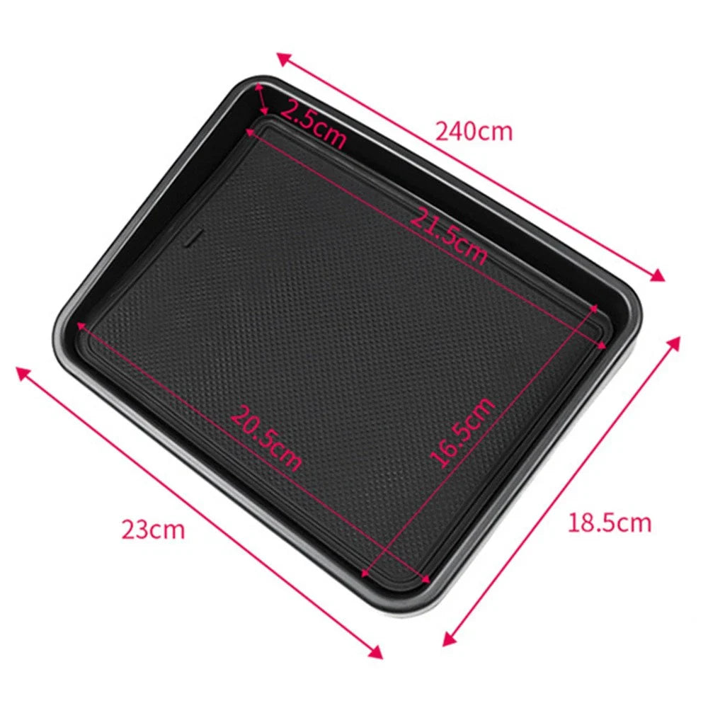Black Center Console Storage Box for Suzuki Jimny (2019-2024)