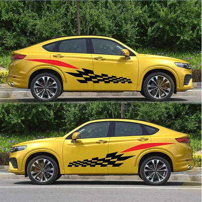 Eye Catching Racing Side Stripes Decal Vinyl Stickers for Cars and Trucks