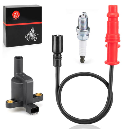 Ignition Coil Spark Plug Kit for Polaris Sportsman XP 550 EPS (2009)