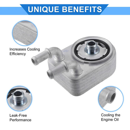Engine Oil Cooler with Seals & Bolt for Chrysler 200 (2011-2014)