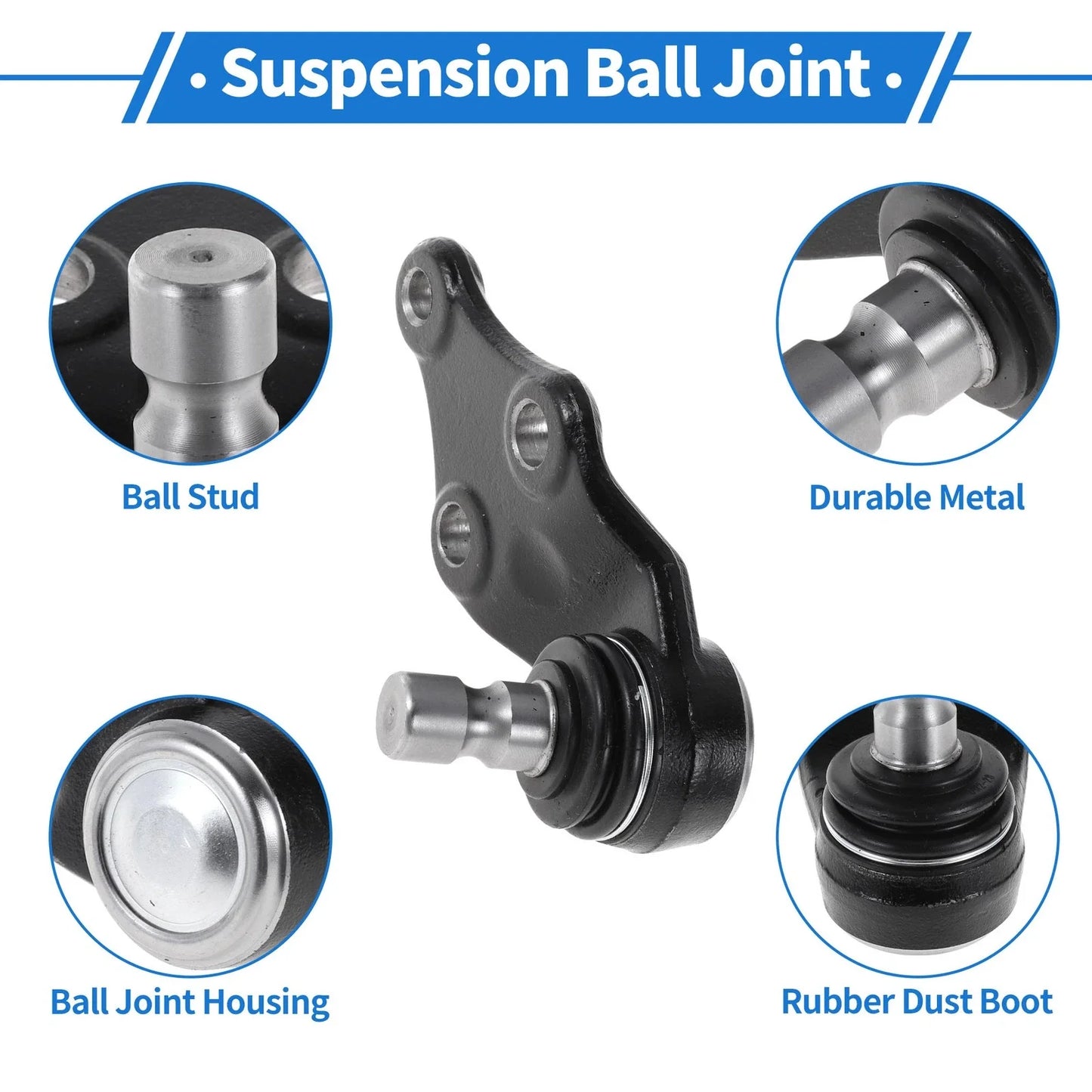 2 x Front Lower Ball Joints for Hyundai Sonata (2011-2014)