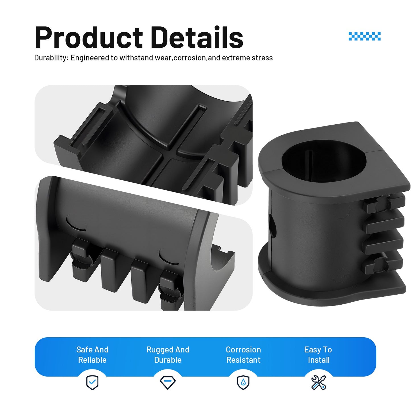 Set of 4 Steering Post Bushings for Polaris 340-900