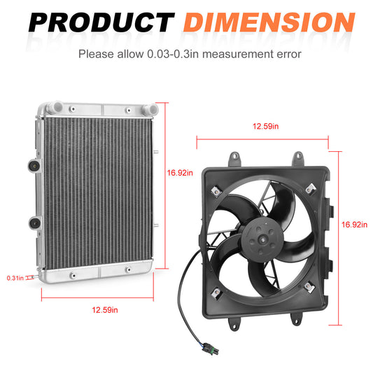 Cooling Fan Assembly for Polaris Sportsman ACE 325 570 (2014–2015)