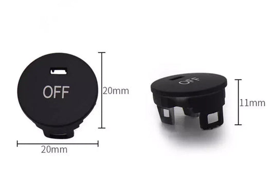 1 Set A/C Panel Switch Button Cover for BMW 5 Series E63 E60 E64 (2003–2010)