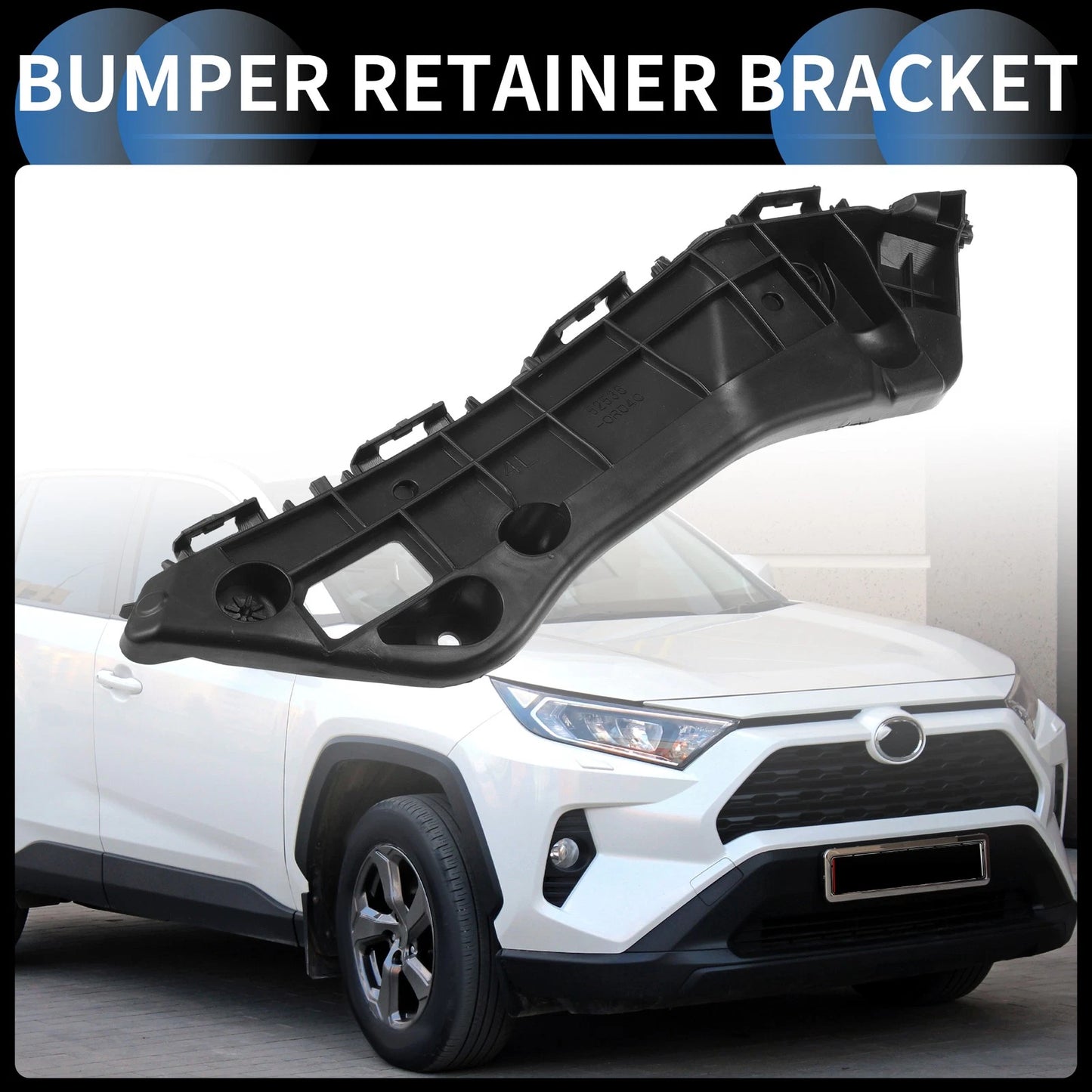 1pc Left Front Bumper Retainer Bracket No. 525360R030 for Toyota RAV4 (2013–2018)