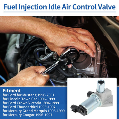 Idle Air Control Valve with Gasket for Ford Mustang (1996–2001) No.F6AZ9F715EA