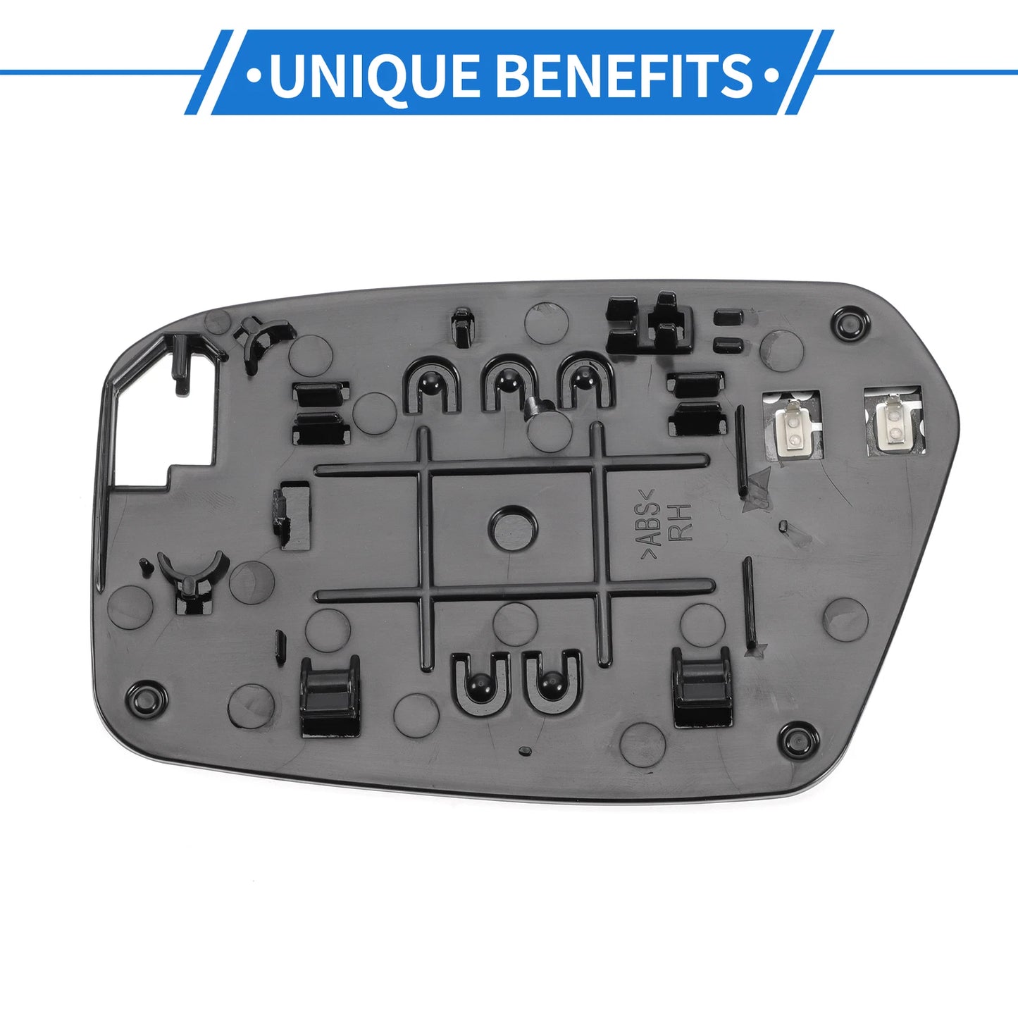 Heated Right Passenger Side Mirror Glass for Ford Fusion (2006–2010)