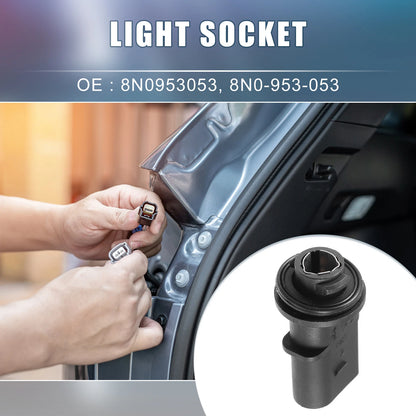 2X Front Indicator Turn Signal Light Bulb Holder 8N0953053 for VW Golf (2015–2016)