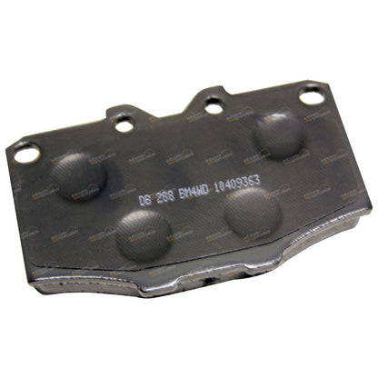 Set of 4 Front Disc Brake Pads for Toyota Hilux 4Runner Surf (1984–1989)