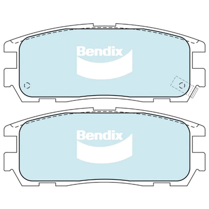Rear Disc Brake Pad Set for Isuzu MU UCS55 UCS69 (1990-1996)