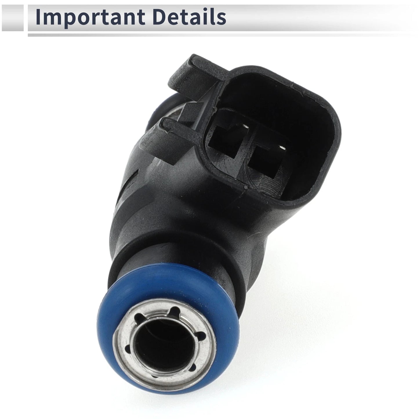 Fuel Injector No. 96487553 for Chevrolet Aveo 1.6L (2006–2008) 1 Pc Black
