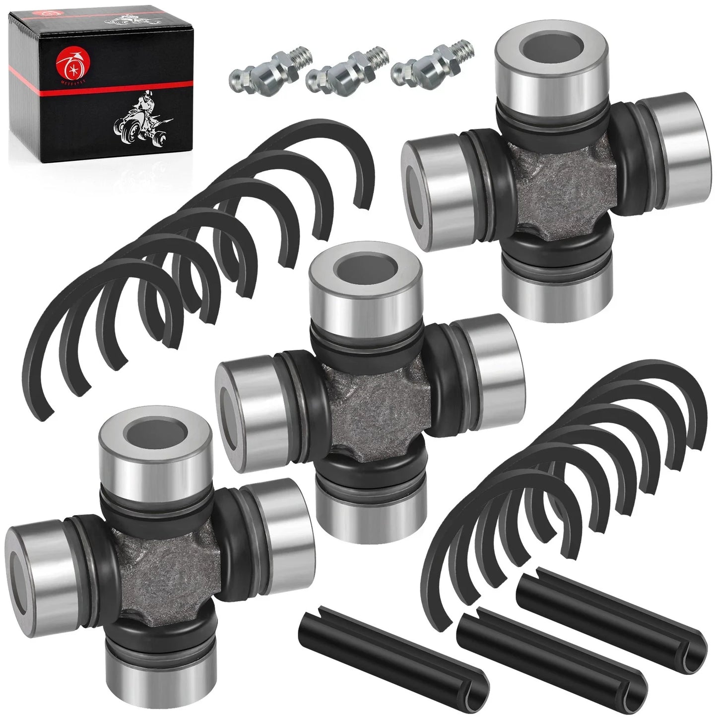 3xFront U-Joint Prop Shaft for Polaris Ranger Crew 570 800 900 1000 (2009–2014)
