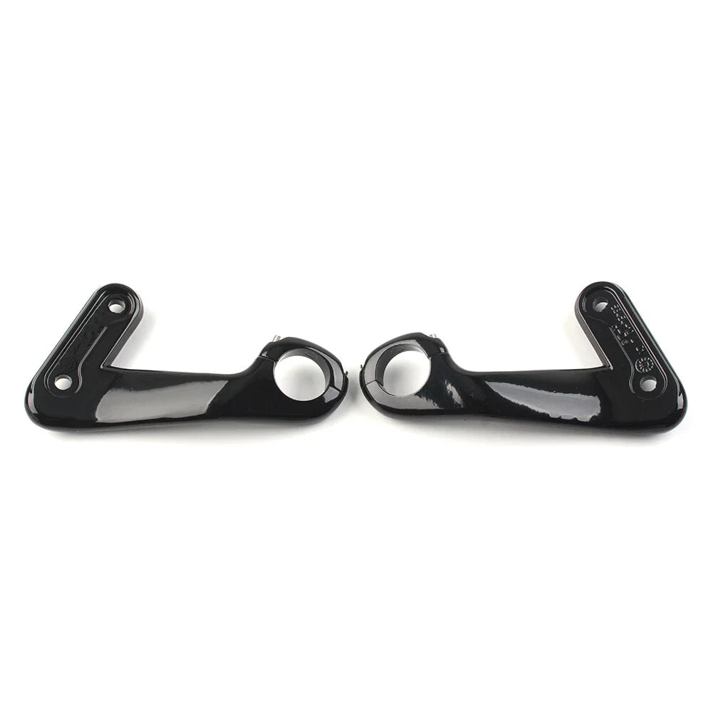 Front Fairing Support Brackets for Harley Road Glide (2010-2013) Black