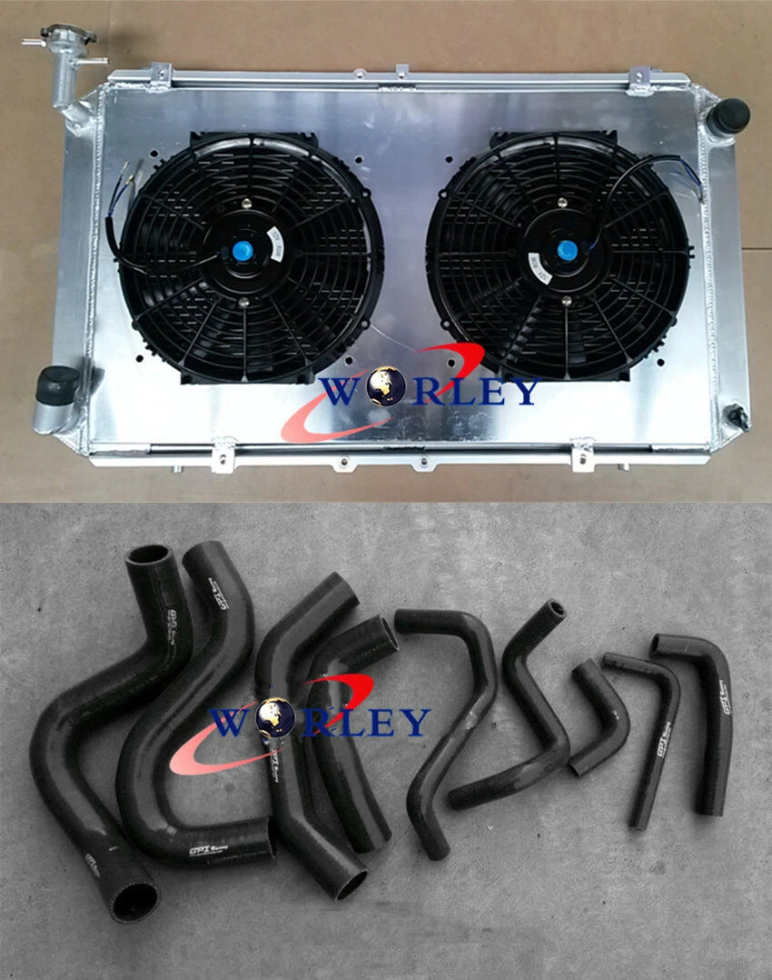Aluminum Radiator with Shroud and Fan for Patrol Y60 GQ (1988–1997)