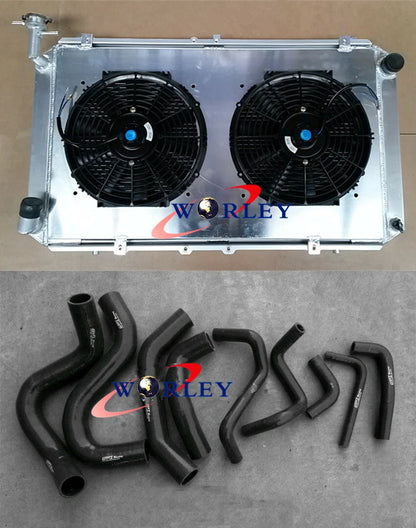 Aluminum Radiator with Shroud and Fan for Patrol Y60 GQ (1988–1997)
