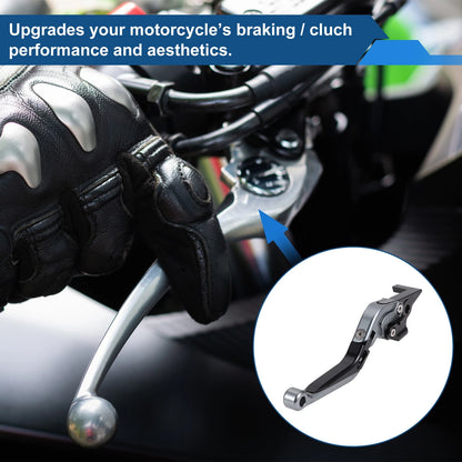 Adjustable Brake Clutch Lever for Yamaha TMAX560 (2020–2023) Titanium Black