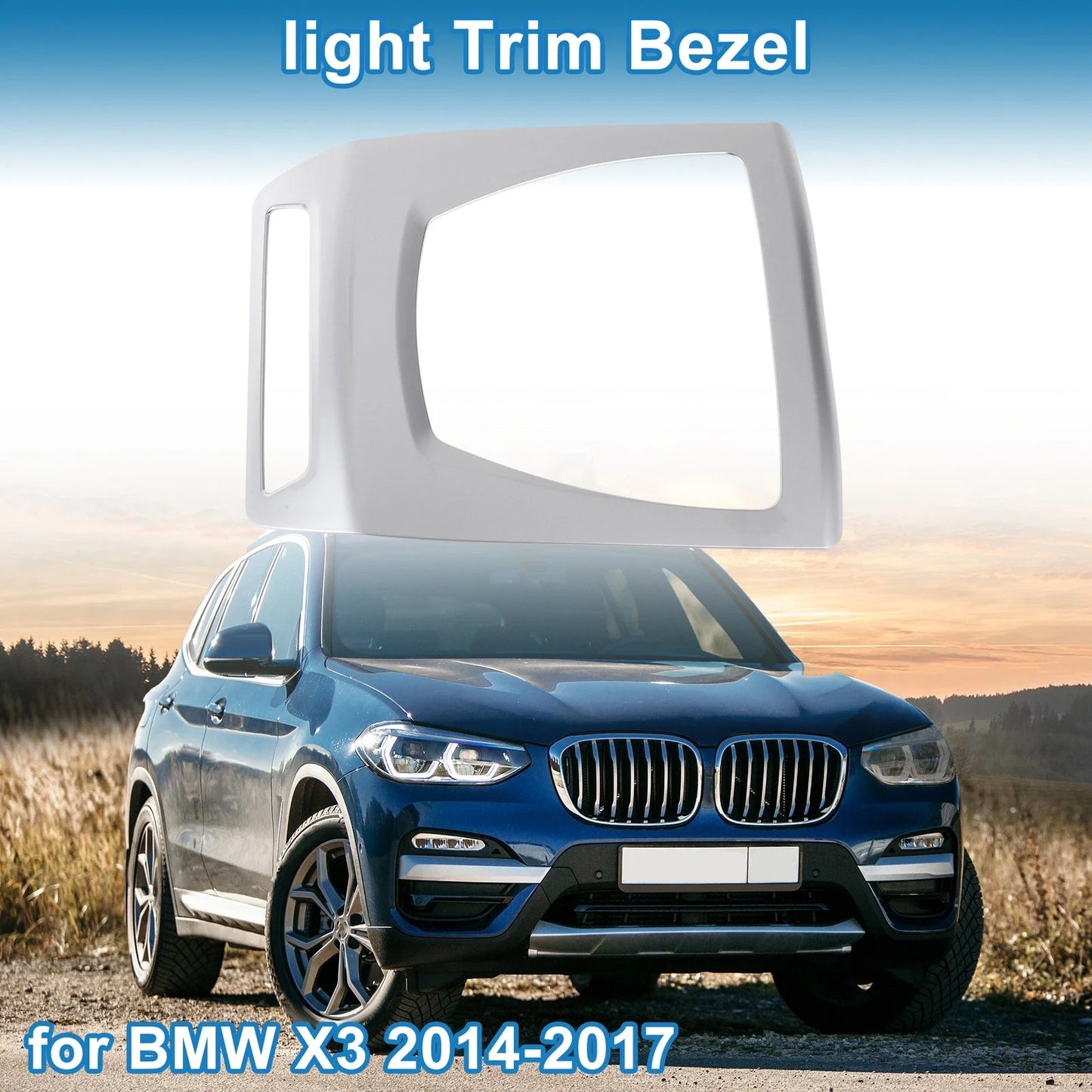 Front Row Headlight Trim Bezel for BMW X3 (2014 - 2017)