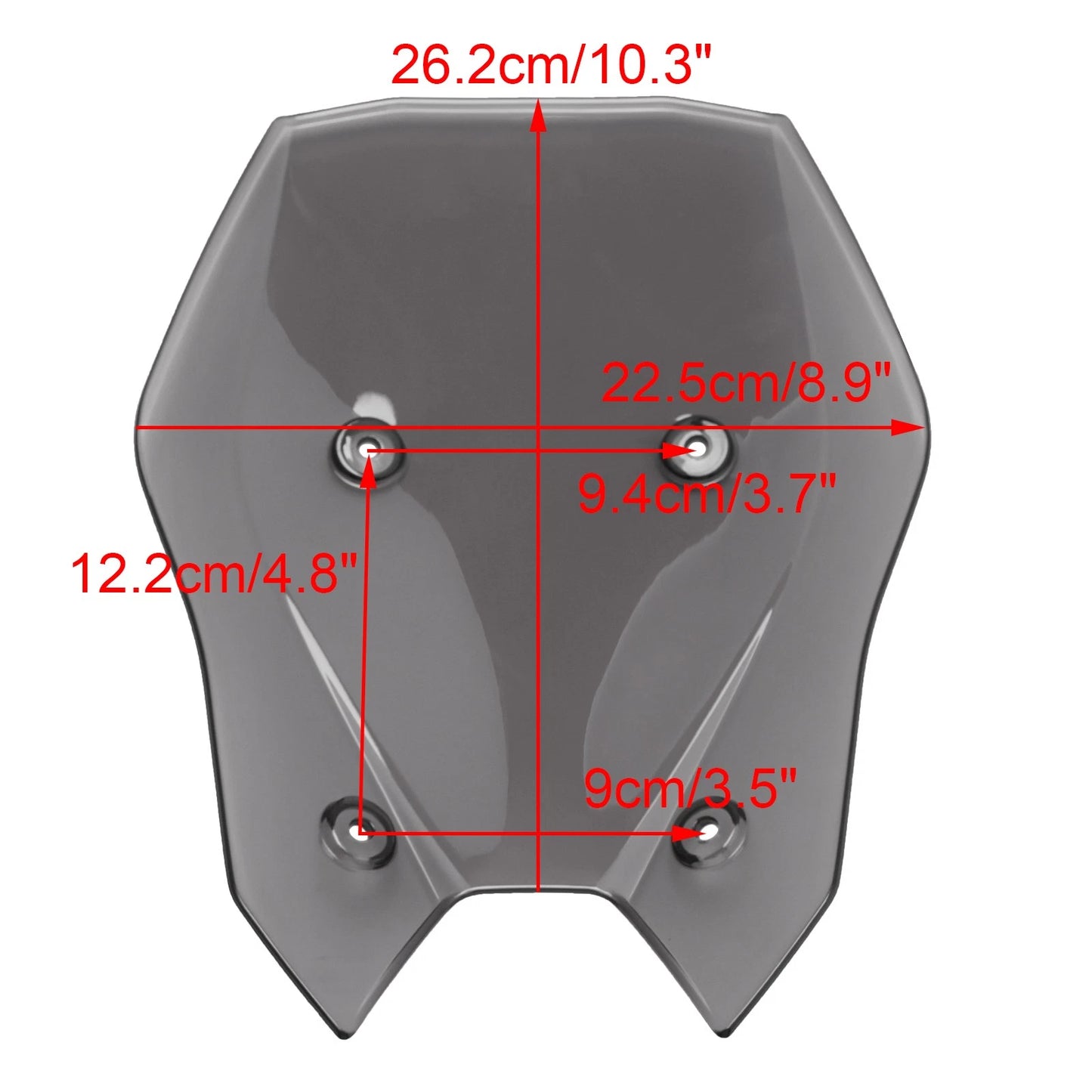 Windbreaker for Kawasaki Z900 (2025–2026) Grey
