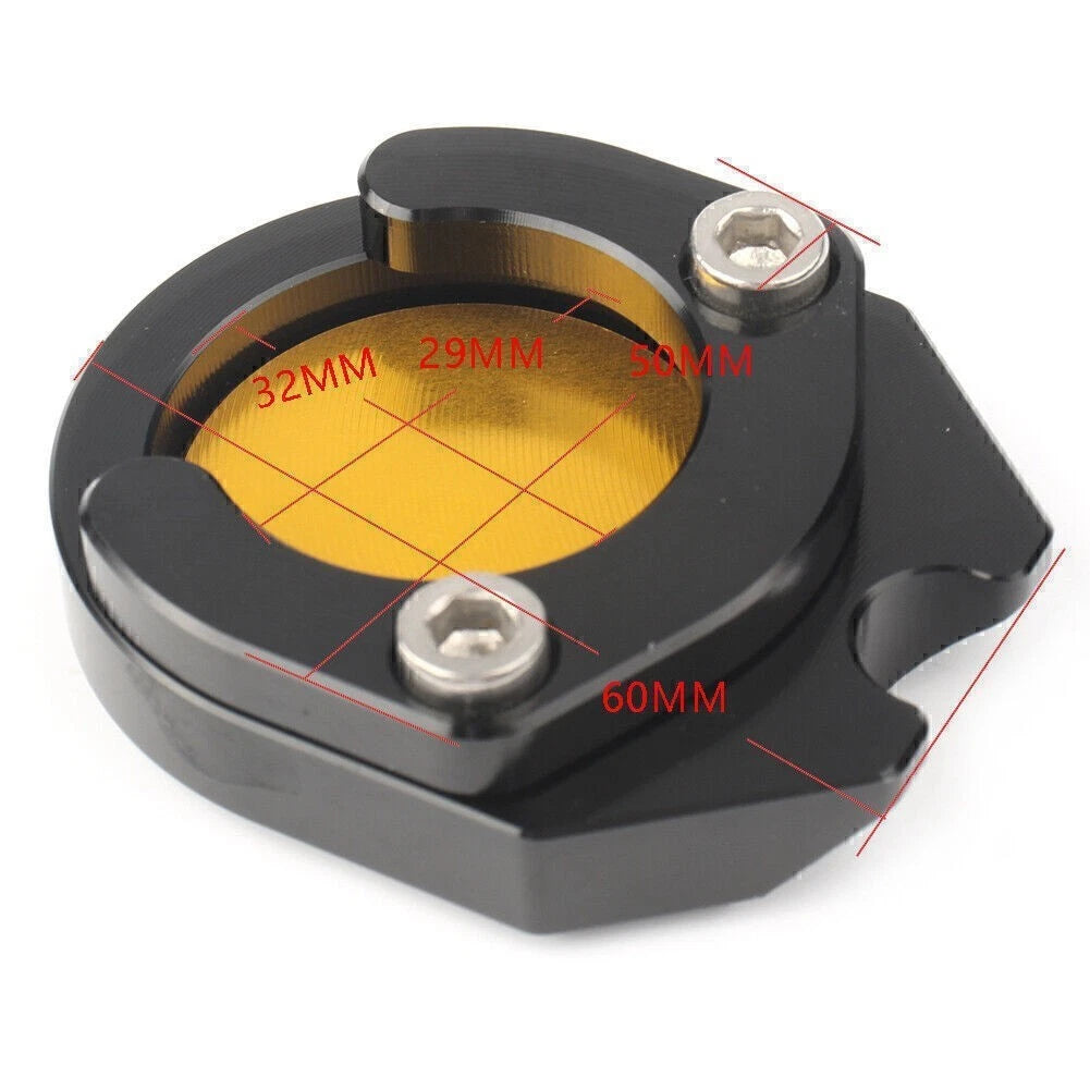 Foot Side Stand Plate Enlarger Pad for Yamaha XMAX 125 400 NVX155 NMAX125 (2017–2023) RED