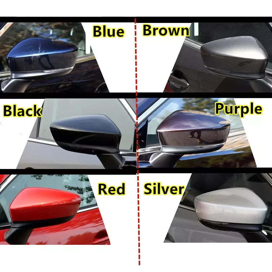 Driver Passenger Rear Side Mirror Cap Cover Shell for Mazda 6 (2018–2023)