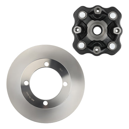 Front Wheel Hub & Brake Disc Rotor for Suzuki Vinson 500 (2002–2003)