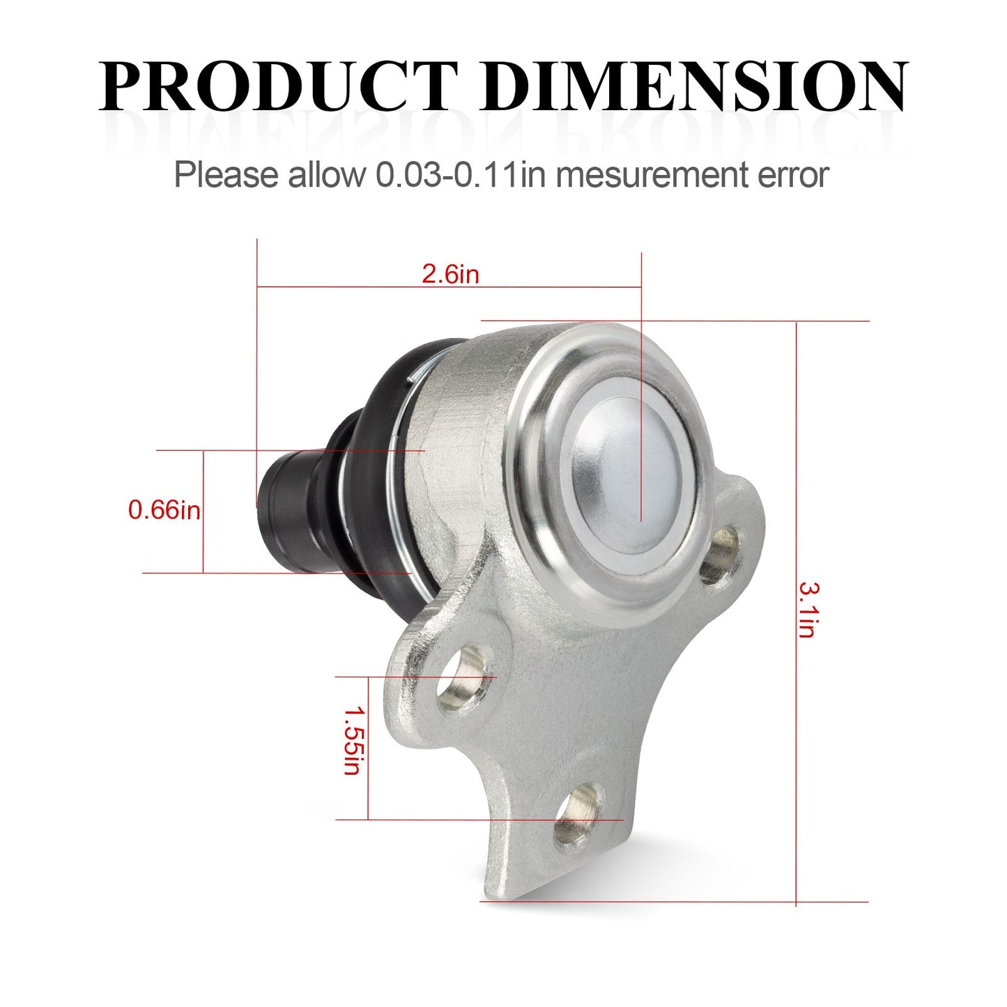 2X Lower Ball Joint for Can-Am Outlander 800R / MAX 800R 4x4 (2009–2012)