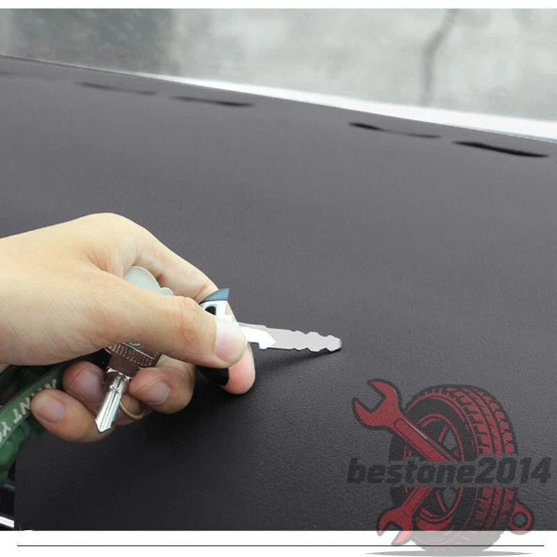 RHD Black Leather Dashboard Cover Protector Pad Mat for Audi A3 (2014–2020)