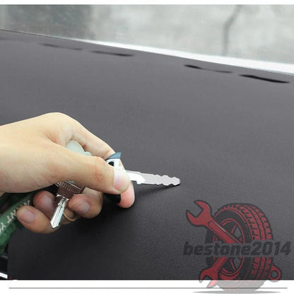 RHD Black Leather Dashboard Cover Protector Pad Mat for Audi A3 (2014–2020)