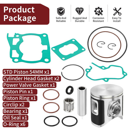 Piston Rings Kit for Yamaha YZ125 (1998–2000)