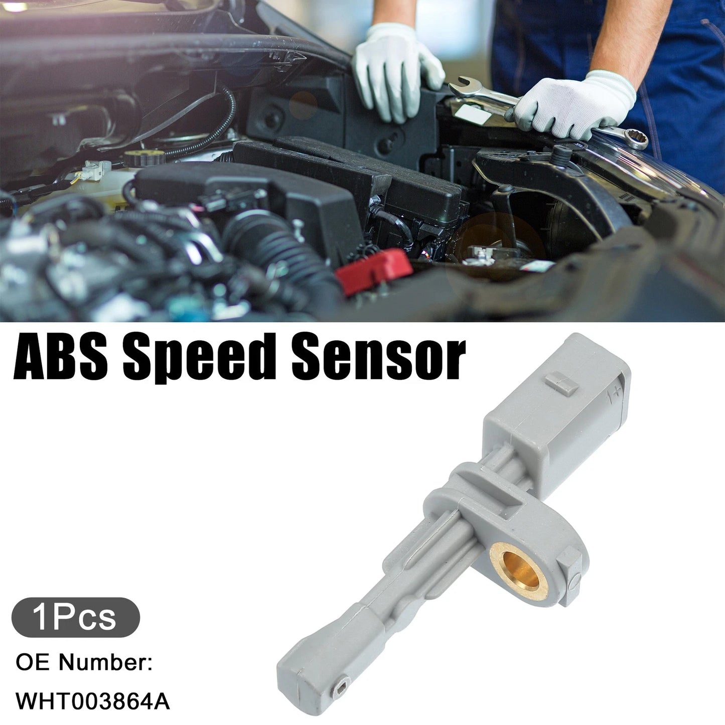 ABS Sensor Set of 2 for Audi A3, Volkswagen Golf (No.WHT003864A)