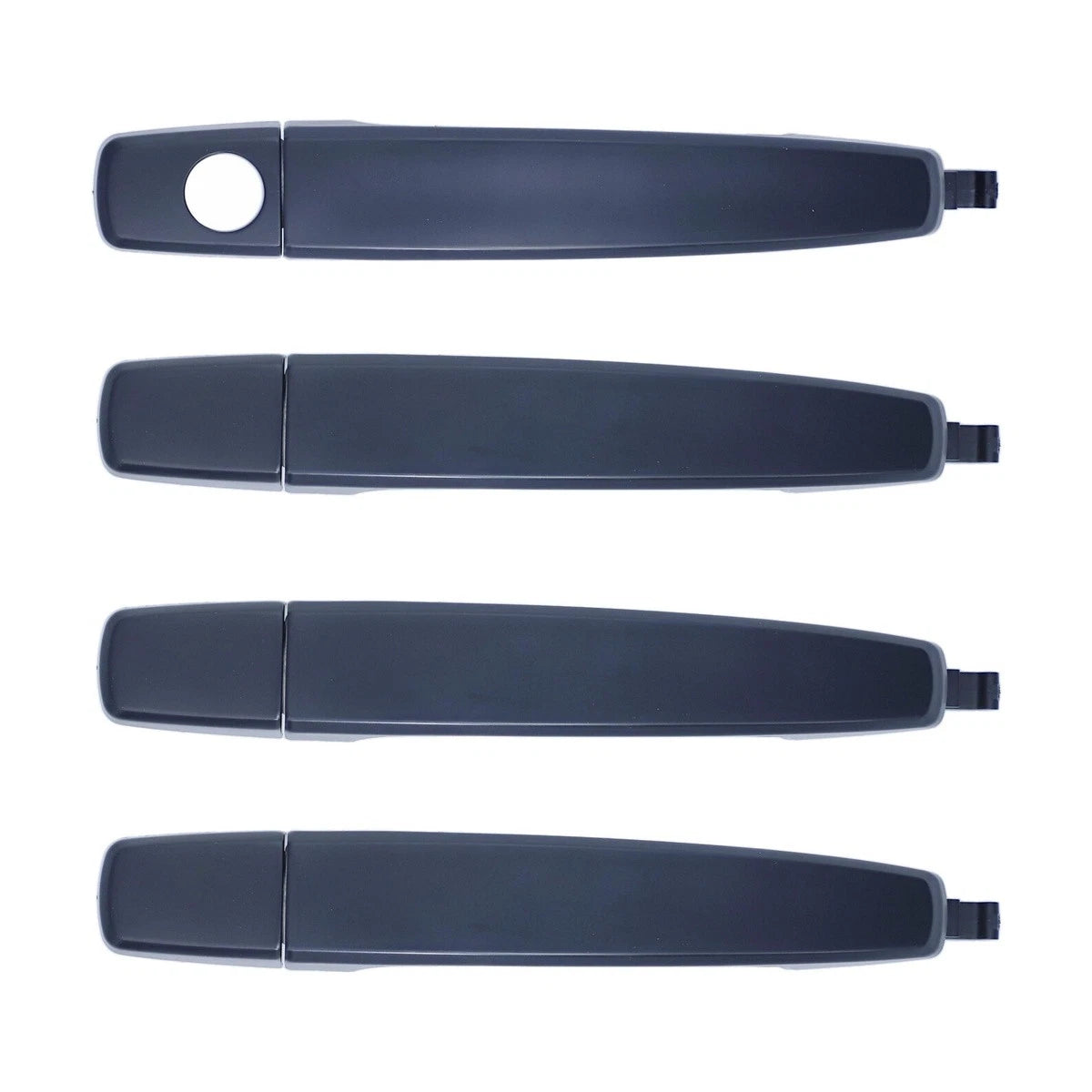 Set of 4 Black Outer Door Handles for Holden Barina (2011–2018)