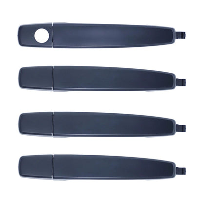 Set of 4 Black Outer Door Handles for Holden Barina (2011–2018)