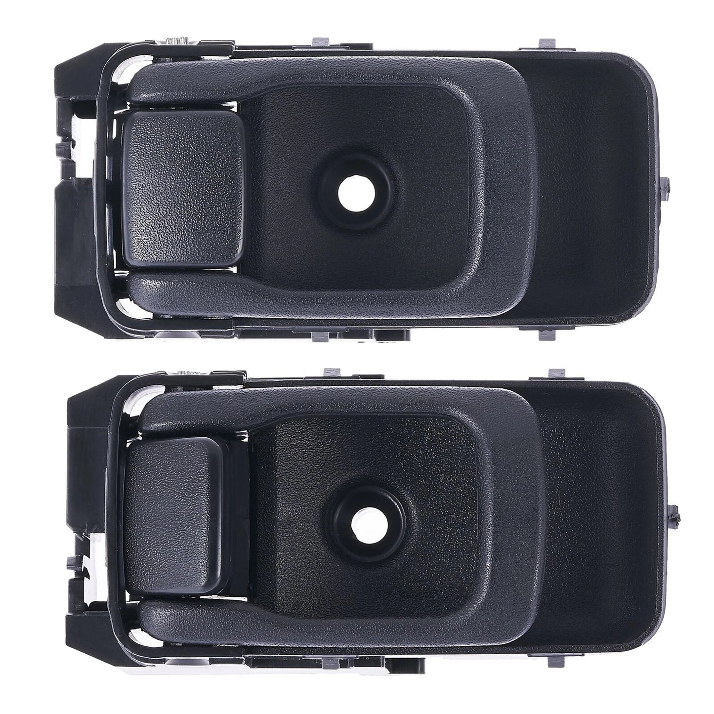 Set of 2 Inner Door Handles for Nissan Navara (1997–2015) Black