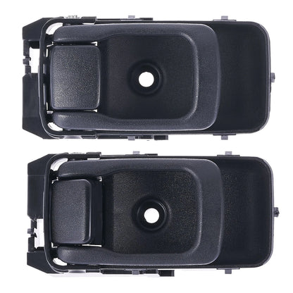Set of 2 Inner Door Handles for Nissan Navara (1997–2015) Black